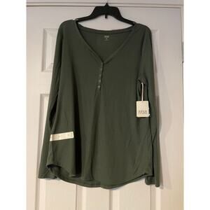 NWT a.n.a Long Sleeve Ribbed Top